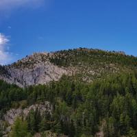 Le sommet vu en cours de montée.