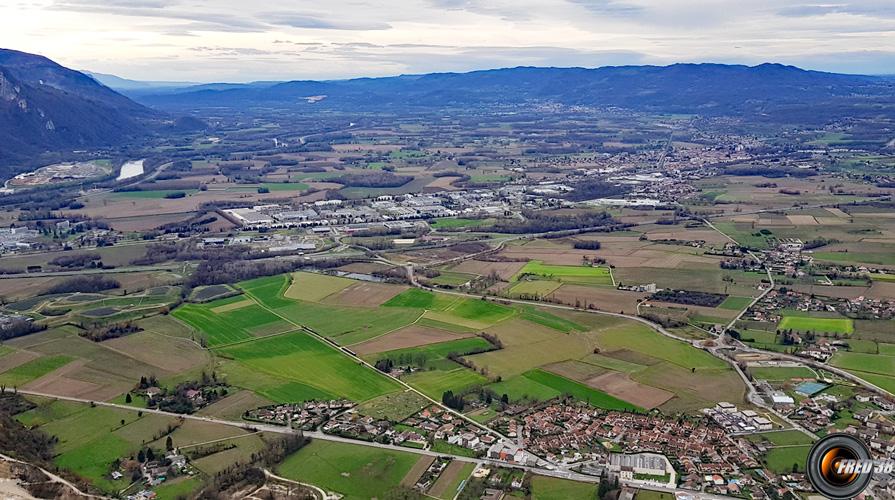 Vue sur Voiron du Sabot.