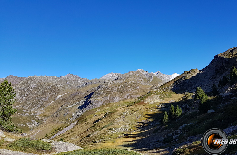 Début de la randonnée.