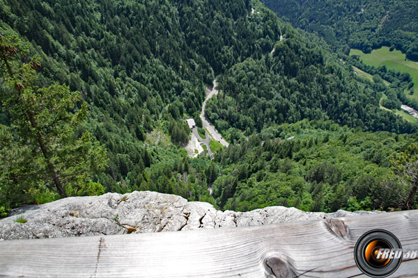 Vue de la passerelle.