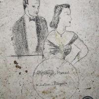 Graffitis dans l'abri.