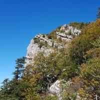 Vue sur le sommet.