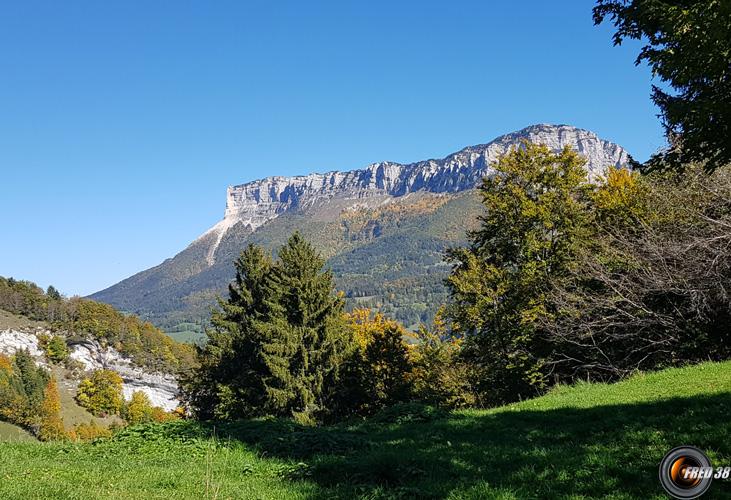 Vue sur le Granier.