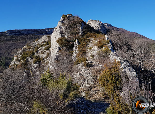 Les crêtes.