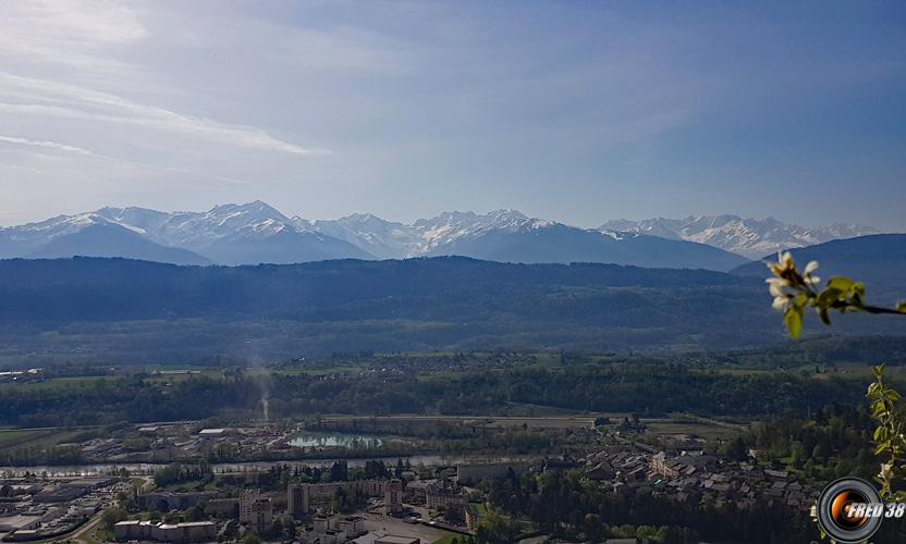 Belle vue sur Belledonne.