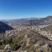 Panorama sur Digne les Bains.