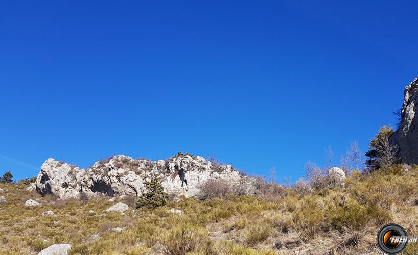 Sous le col de la Baume.