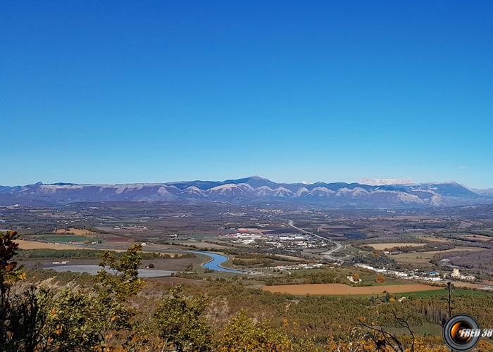 Vue vers le nord.