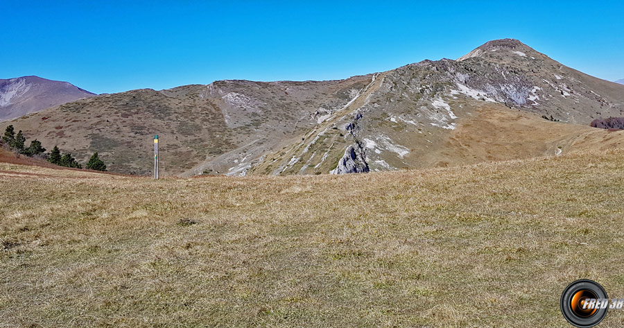 Le Rognon vu du col de Tournerond.