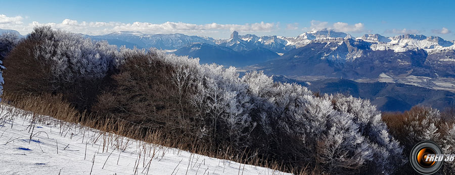 vue sur le Vercors.