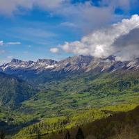 Vue du refuge de la Soldanelle.