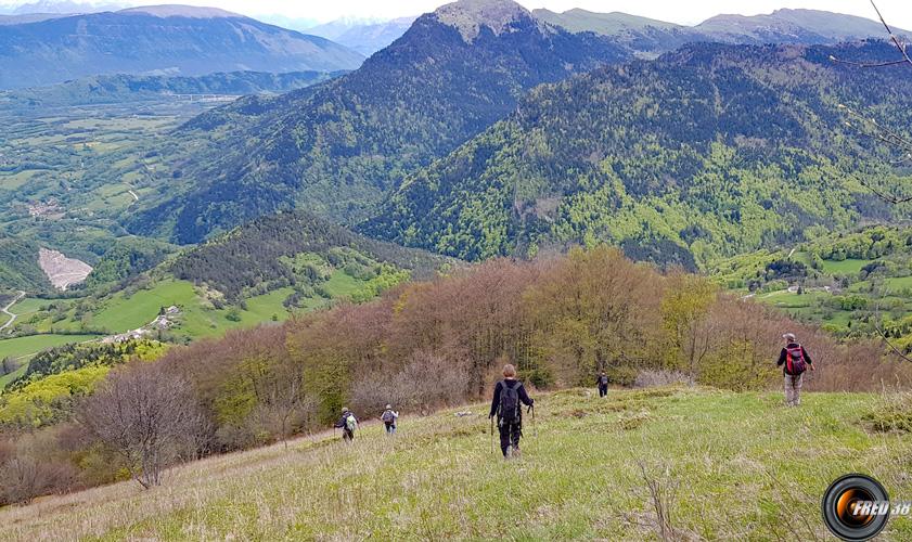 La descente finale.