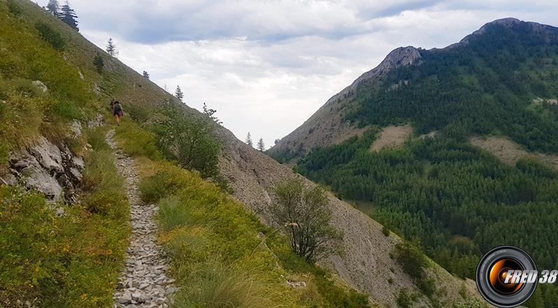 Retour au col de Gléizé.