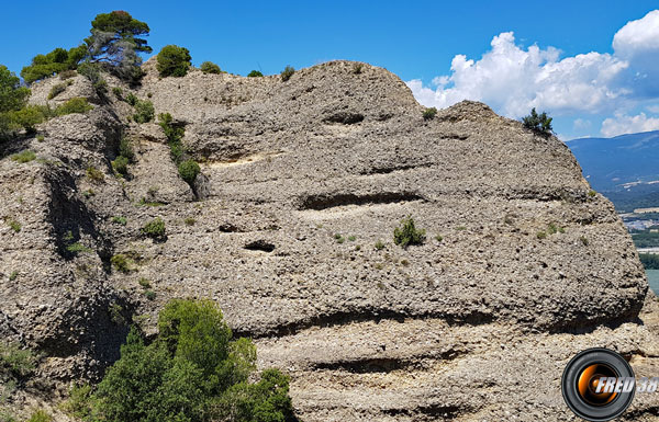 Sur la crête.