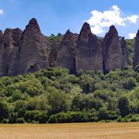 Le massif des Pénitents.
