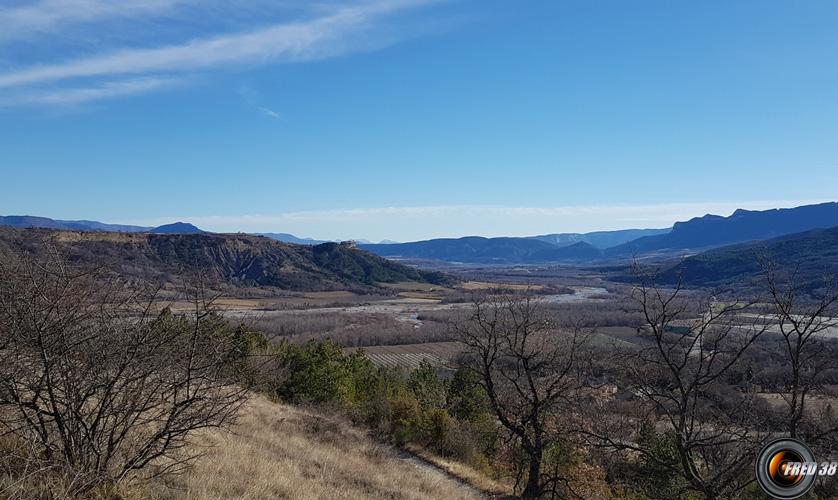 Vue sur la vallée du Buëch.