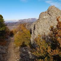 Sentier de descente.