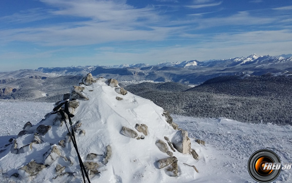 Le cairn du sommet.