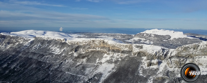 Plateau d'Ambel et Roc Toulau.