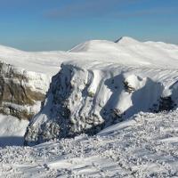 Les crêtes vues du Pas de l'Infernet.