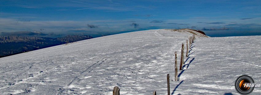 L'arrivée au sommet.