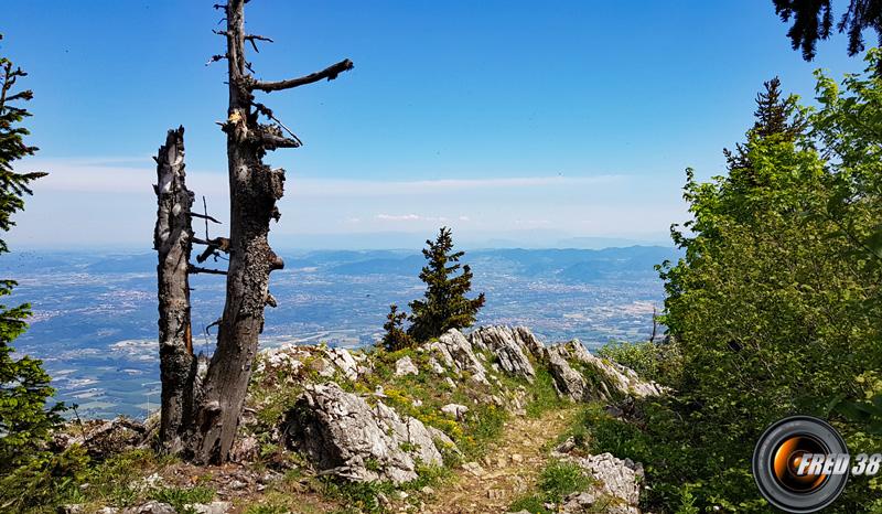 Sentier de crête.