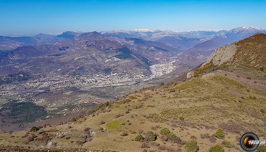 Belle vue sur Digne.