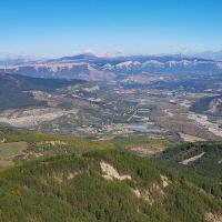 Vue sur la vallée du Buech.
