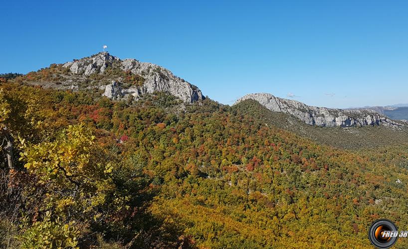 Mont Burlet et Pic de Saint-Cyr.