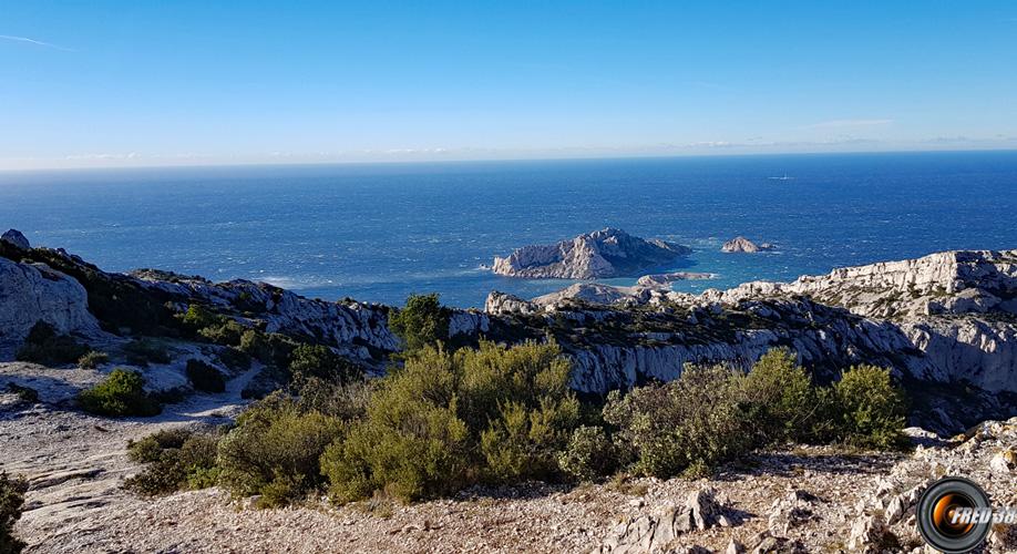 Ile Maire et cap Croisette.