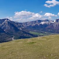 Vue sur la crête
