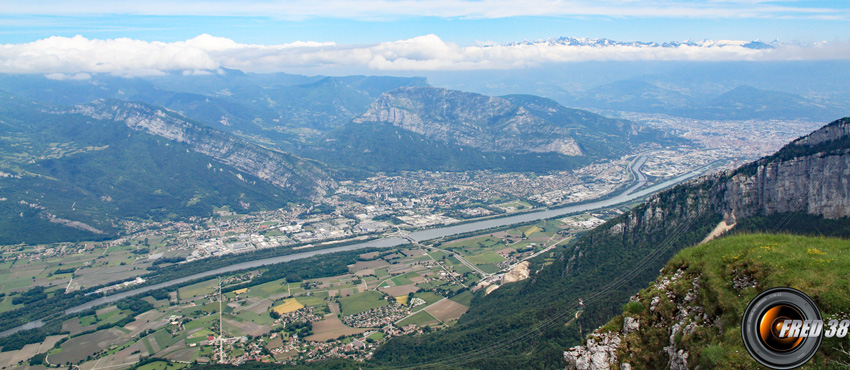 Vue direction Grenoble.