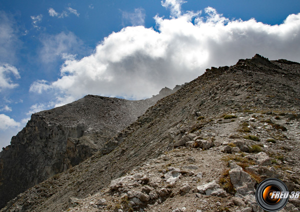 La crête sommitale.