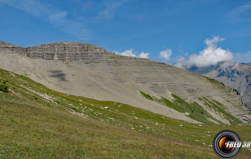 La crête conduisant au sommet.