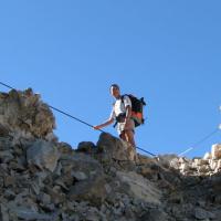 Haut du passage délicat.