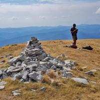 Le cairn du sommet.