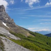 En direction de l'Arzelier.