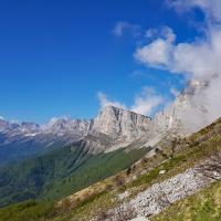 Vue sur les falaises,
