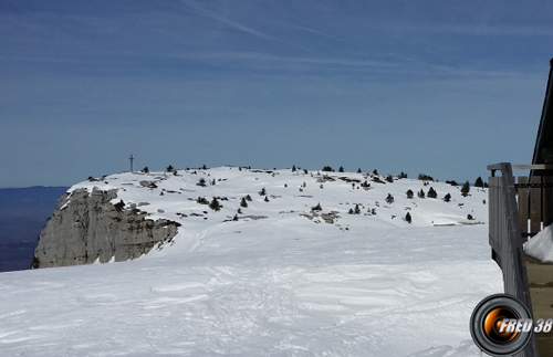 Le sommet vu du chalet C. Dunant.