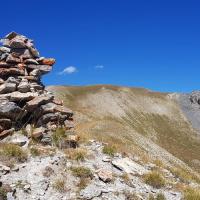 La longue crête de descente.
