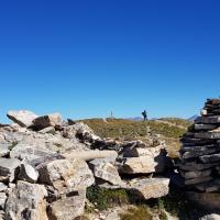 Cairns du sommet.