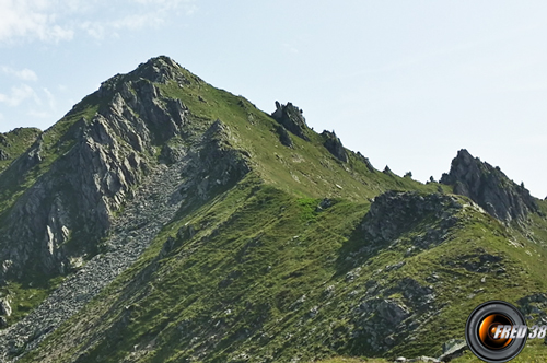 La crête finale.