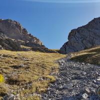 Le couloir sous l'Aiguillette.