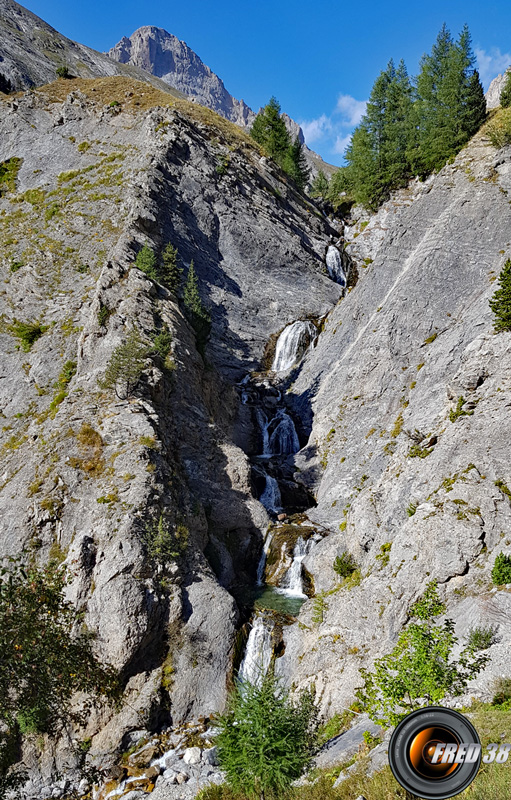 Cascades sur le torrent.