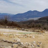 La carrière de calcaires blancs de Rocheret.