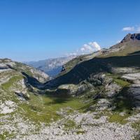 Vue sir les Chalets de Salets.