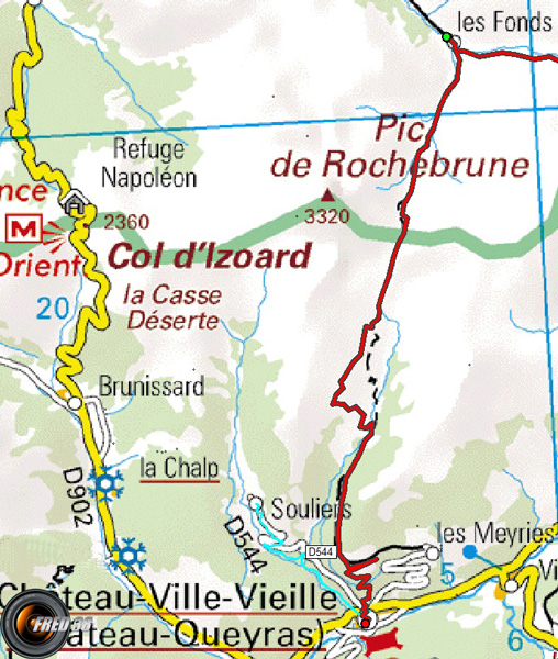 Tour queyras carte5