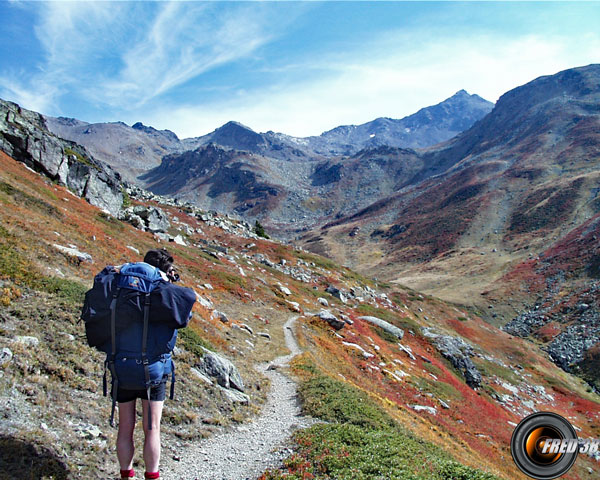 Le vallon au dessus de Valmeinier.