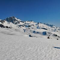 Au dessus du chalet du Sécheron.