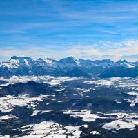 Vue sir Belledonne.